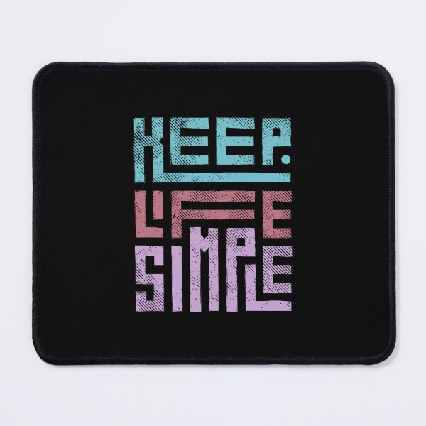 Item preview, Keep Life Simple at Light Purple, Blue and Red, Only Letters designed and sold by AdiRemba.