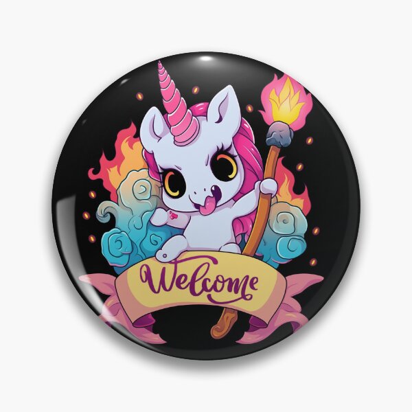 Item preview, welcome evil unicorn designed and sold by skateras.
