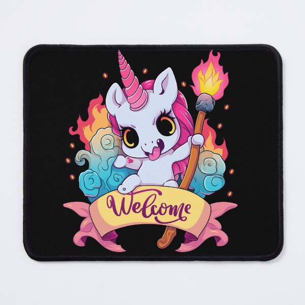 Item preview, welcome evil unicorn designed and sold by skateras.