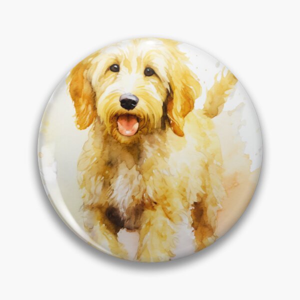 Artikelvorschau, Aquarell Goldendoodle entworfen und verkauft von TheAnimalZ00.