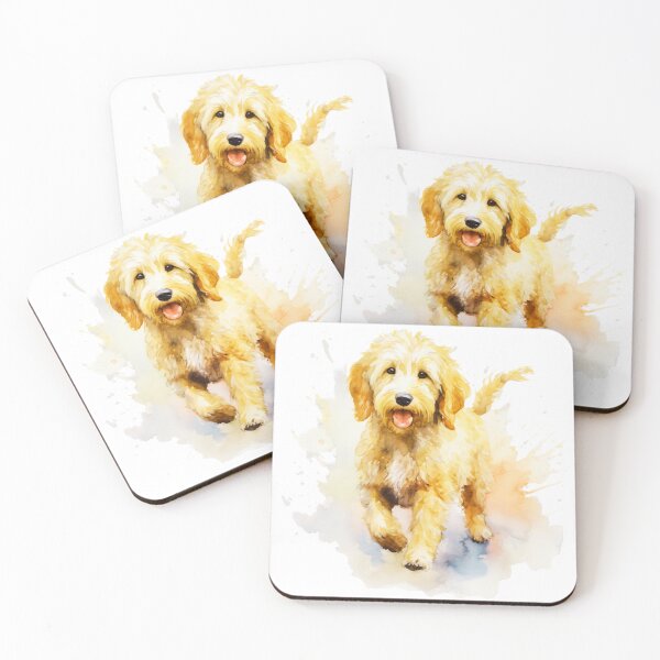 Artikelvorschau, Aquarell Goldendoodle entworfen und verkauft von TheAnimalZ00.