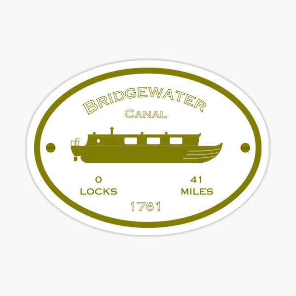 Item preview, Bridgewater Canal (white) designed and sold by canal-arts.