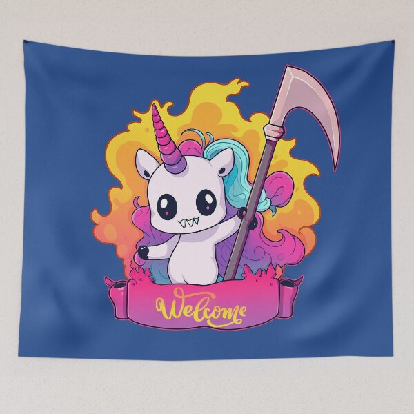Item preview, evil unicorn  designed and sold by skateras.