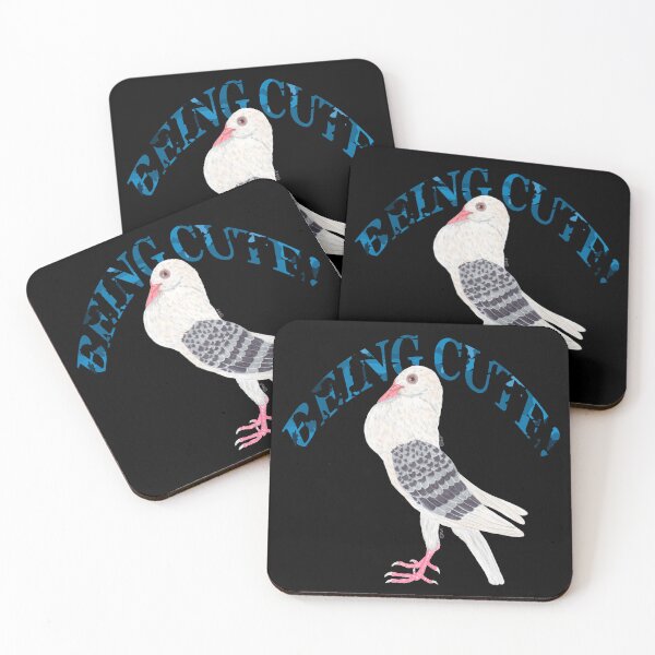 Item preview, VOORBURG SHIELD CROPPER PIGEON BEING CUTE designed and sold by BeritValk.