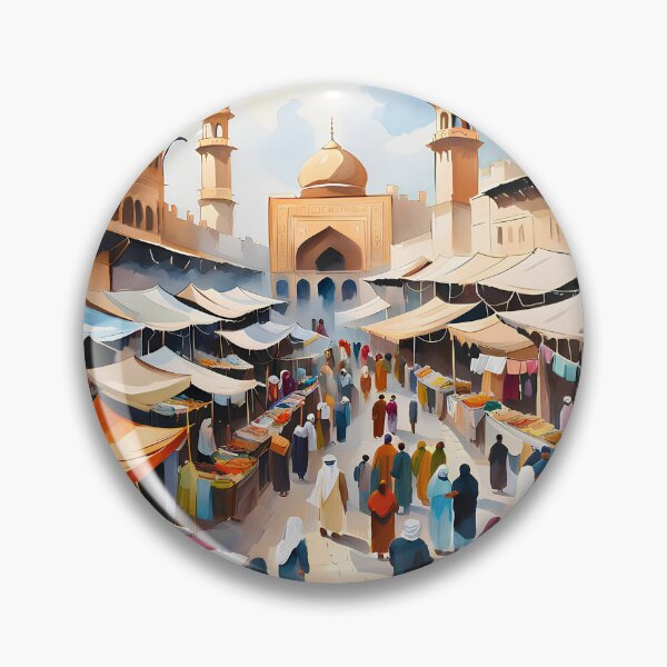 Item preview, Bustling Bazaar Beneath the Golden Domes designed and sold by Soujji-Designs.