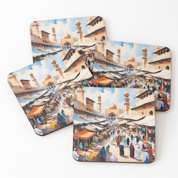 Item preview, Bustling Bazaar Beneath the Golden Domes designed and sold by Soujji-Designs.