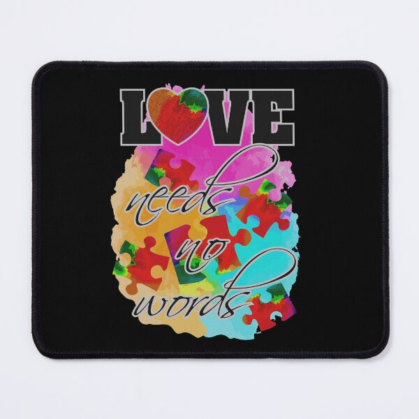 Item preview, love need no word asl autism awareness sped teacher designed and sold by TeeFleet Noble.