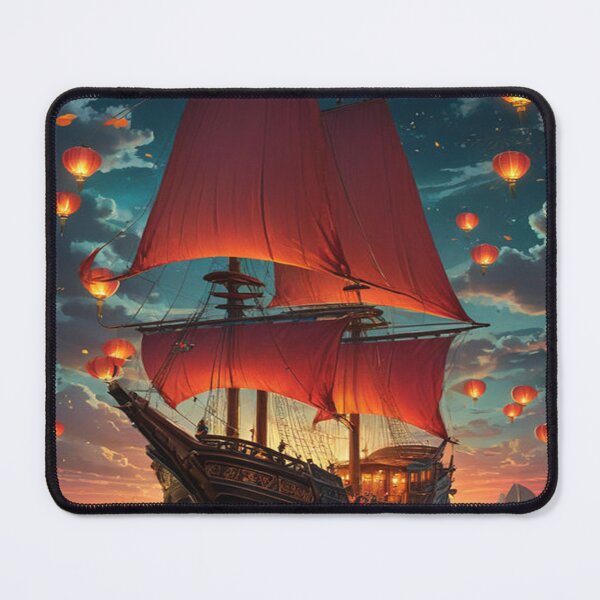Item preview, Boat at night designed and sold by saly55887.
