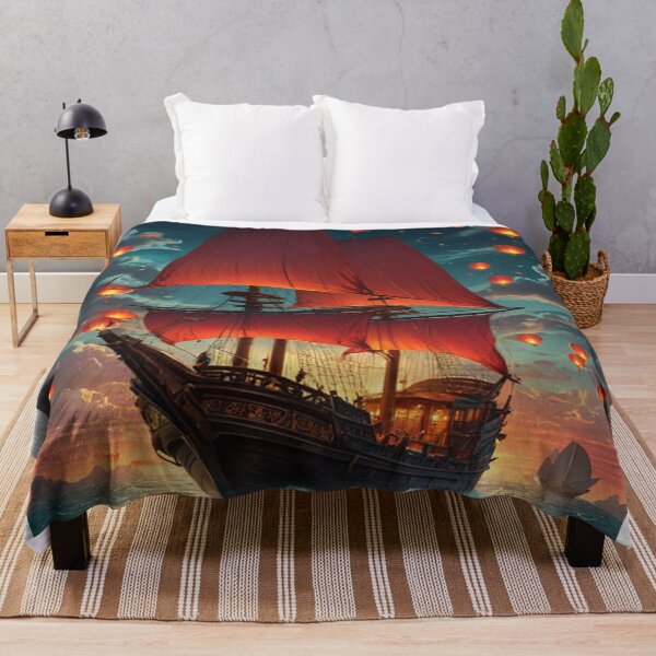 Item preview, Boat at night designed and sold by saly55887.