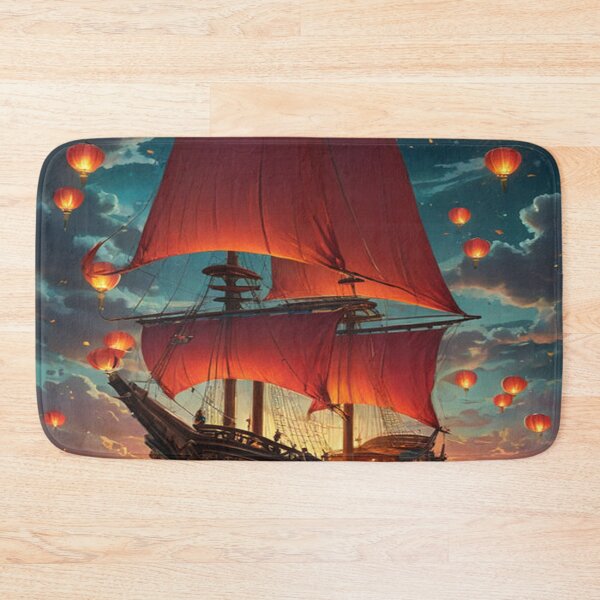 Item preview, Boat at night designed and sold by saly55887.