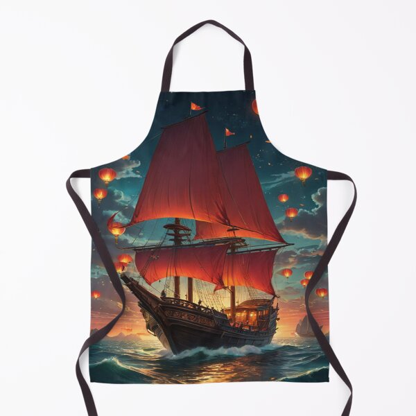 Item preview, Boat at night designed and sold by saly55887.