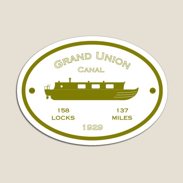 Item preview, Grand Union Canal (white) designed and sold by canal-arts.