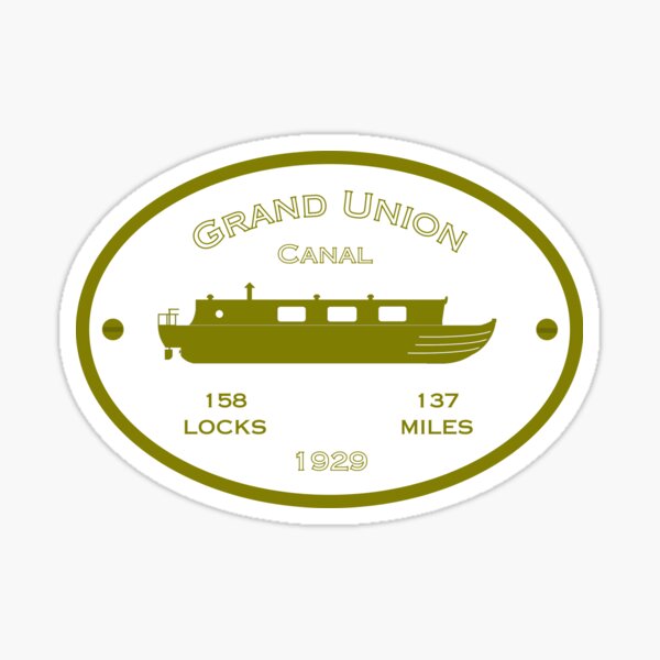 Item preview, Grand Union Canal (white) designed and sold by canal-arts.