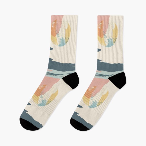 Item preview, Surfer girl minimalist design pastel colors Active Outdoors Inspired Art designed and sold by CDC40.