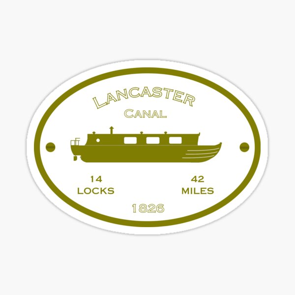 Item preview, Lancaster Canal (white) designed and sold by canal-arts.