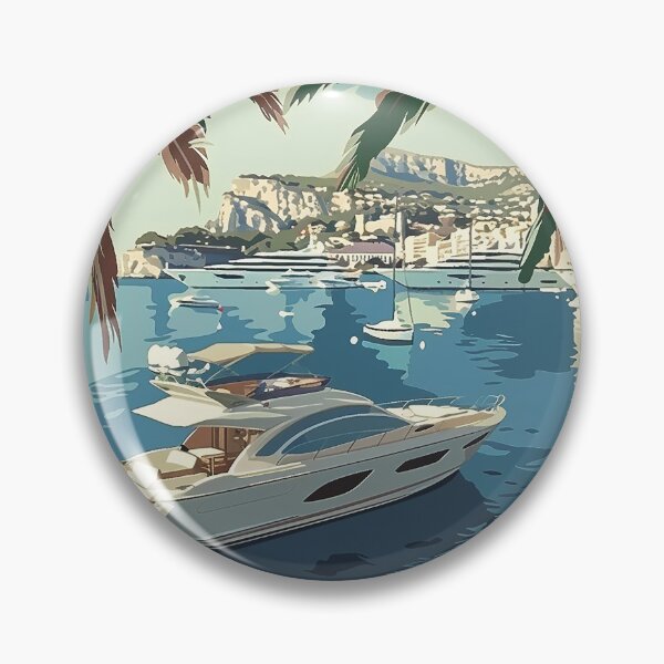 Item preview, Monaco City Illustration Poster designed and sold by nomiraclehere.