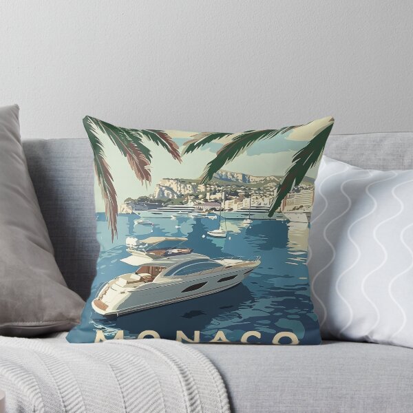 Item preview, Monaco City Illustration Poster designed and sold by nomiraclehere.