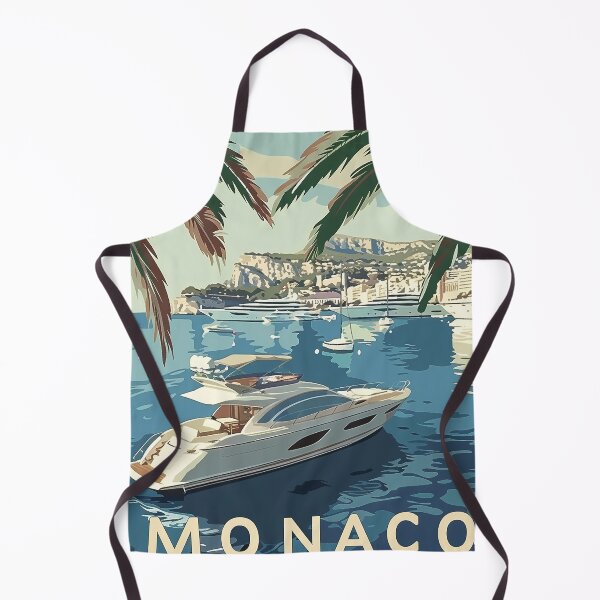 Item preview, Monaco City Illustration Poster designed and sold by nomiraclehere.