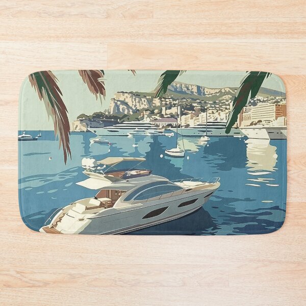 Item preview, Monaco City Illustration Poster designed and sold by nomiraclehere.