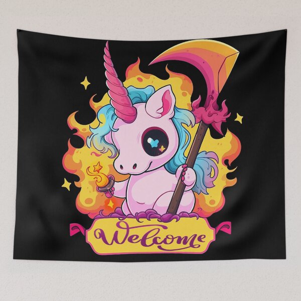 Item preview, evil unicorn designed and sold by skateras.