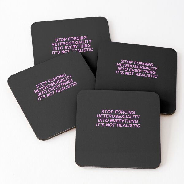 Item preview, Stop forcing heterosexuality into everything it's not realistic designed and sold by BritySpear.