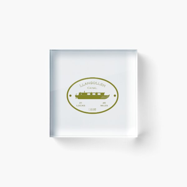 Item preview, Llangollen Canal (white) designed and sold by canal-arts.