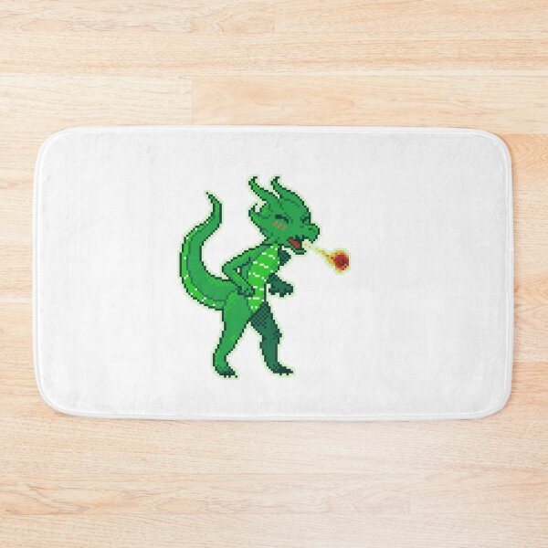 Item preview, Green kobold spitting a fireball designed and sold by Constellartion.