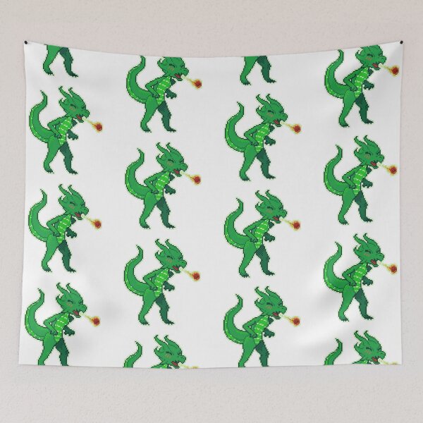 Item preview, Green kobold spitting a fireball designed and sold by Constellartion.