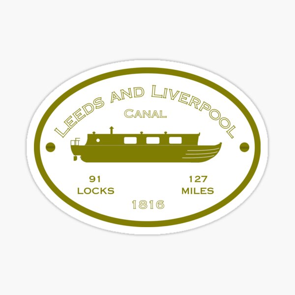 Item preview, Leeds and Liverpool Canal (white) designed and sold by canal-arts.