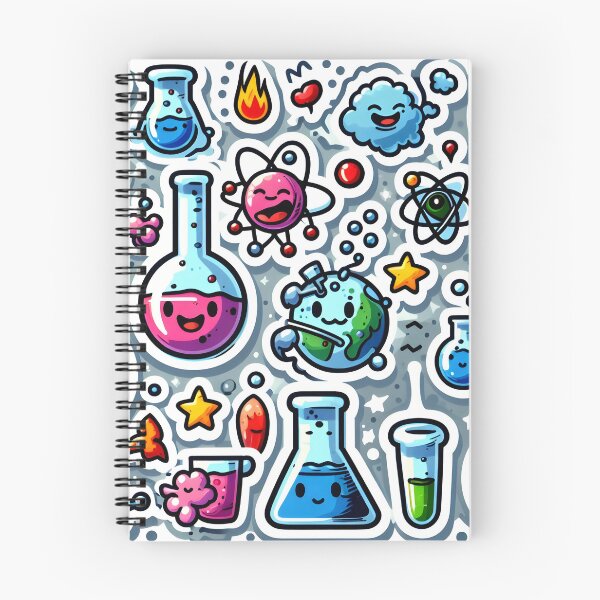 Item preview, Happy Science - Chemistry Fun Comic Sticker designed and sold by Molecularmerch.