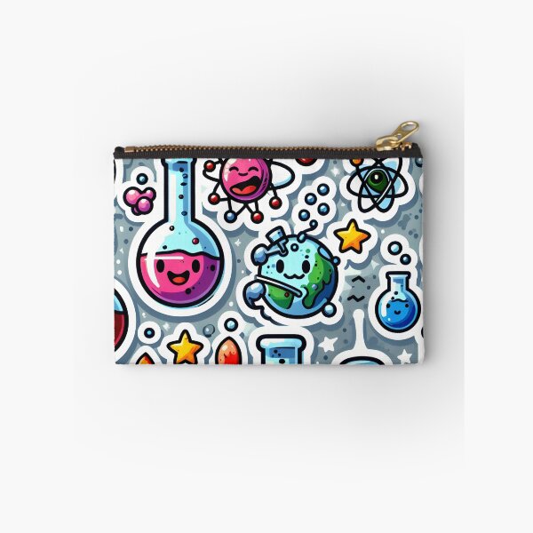 Item preview, Happy Science - Chemistry Fun Comic Sticker designed and sold by Molecularmerch.