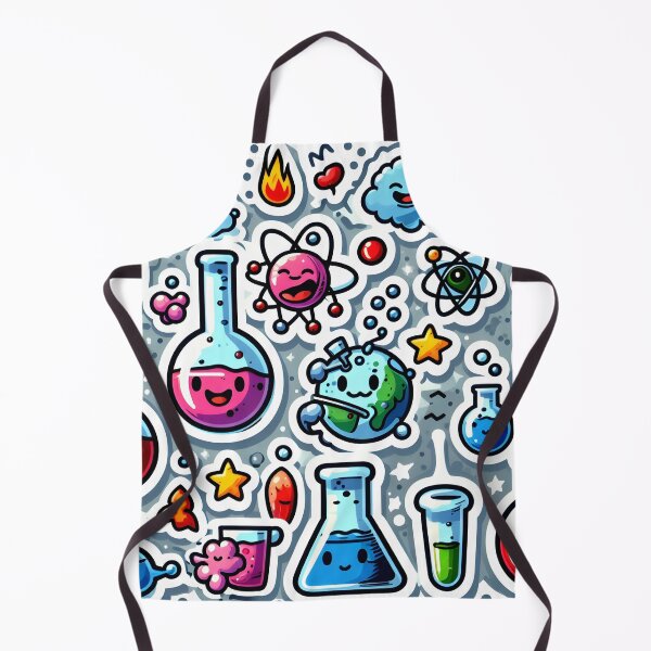 Item preview, Happy Science - Chemistry Fun Comic Sticker designed and sold by Molecularmerch.