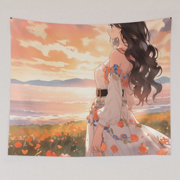 Item preview, "Sunset Bloom" designed and sold by Hasyavana.