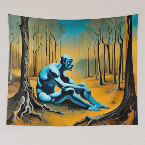 Item preview, Loneliness sits in the woods designed and sold by George Hutton Hunter.