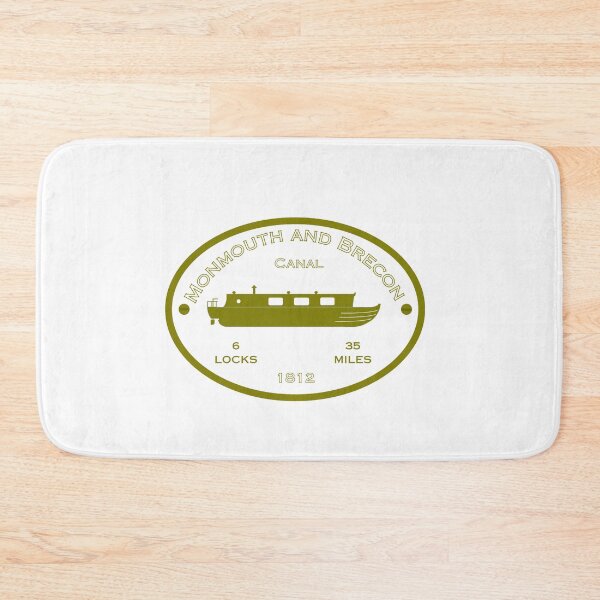 Item preview, Monmouth and Brecon Canal (white) designed and sold by canal-arts.