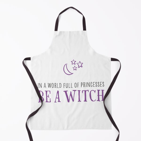 Item preview, In A World Full Of Princesses Be A Witch with moon and little stars designed and sold by GosiaArtGarden.