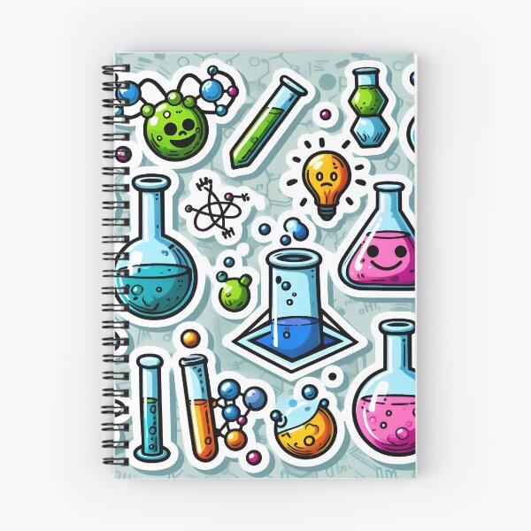 Item preview, Happy Science - Chemistry Fun Comic Sticker designed and sold by Molecularmerch.