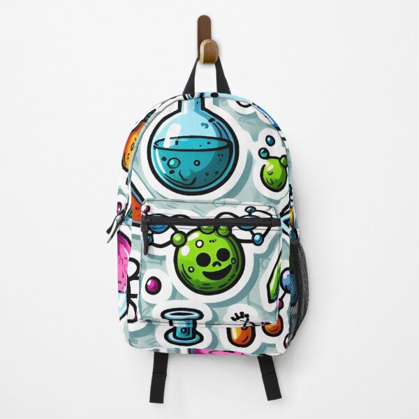Item preview, Happy Science - Chemistry Fun Comic Sticker designed and sold by Molecularmerch.