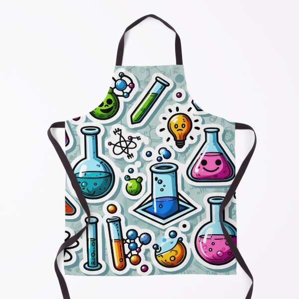 Item preview, Happy Science - Chemistry Fun Comic Sticker designed and sold by Molecularmerch.