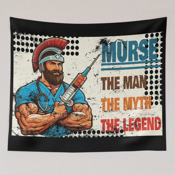 Item preview, murse, male nurse,  designed and sold by Design Universe.