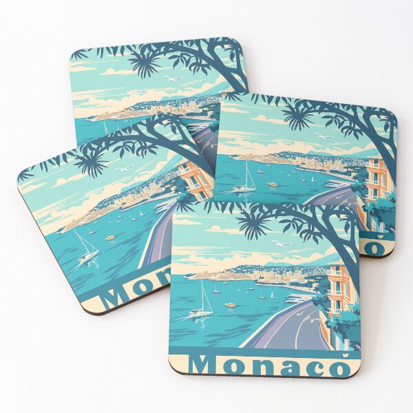 Item preview, Copy of Monaco City Illustration Poster designed and sold by nomiraclehere.