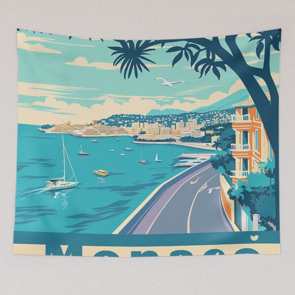 Item preview, Copy of Monaco City Illustration Poster designed and sold by nomiraclehere.