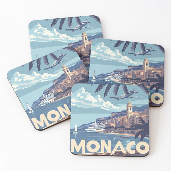 Item preview, Copy of Monaco City Illustration Poster designed and sold by nomiraclehere.