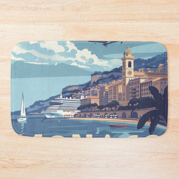 Item preview, Copy of Monaco City Illustration Poster designed and sold by nomiraclehere.