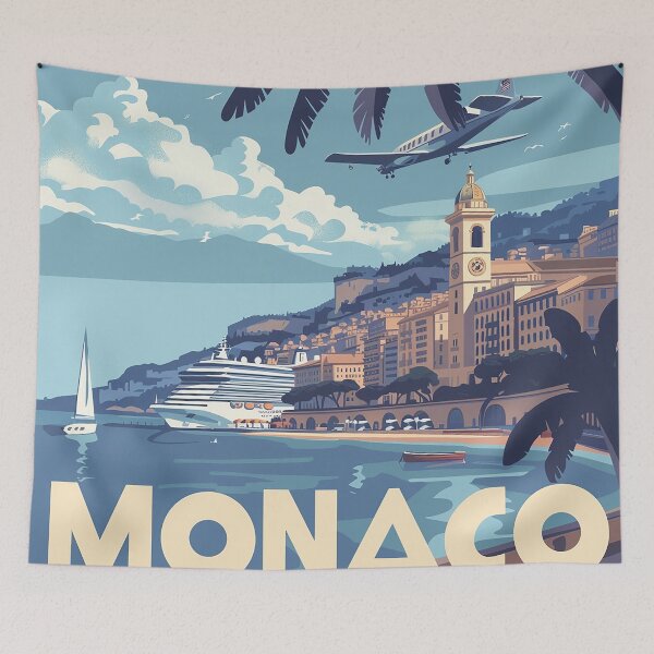 Item preview, Copy of Monaco City Illustration Poster designed and sold by nomiraclehere.