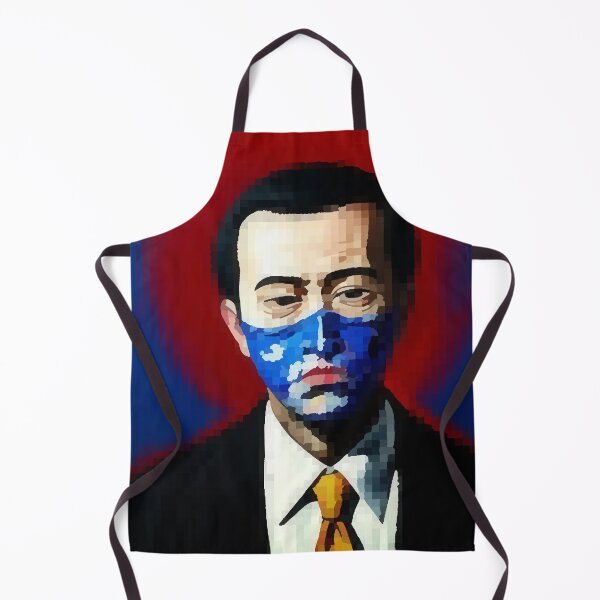 Item preview, "Forever Masking" Abstract Portrait Man in Suit designed and sold by pngrktes-art.
