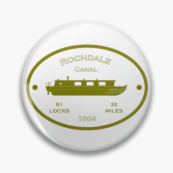 Item preview, Rochdale Canal (white) designed and sold by canal-arts.