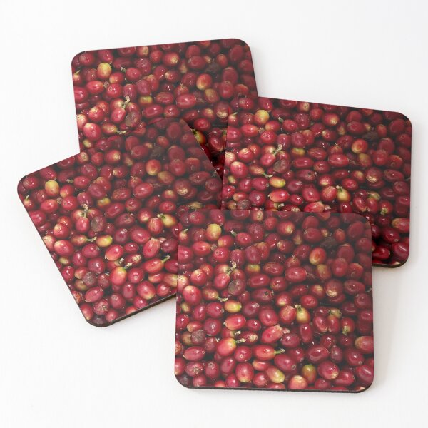 Item preview, Red and Yellow Coffee Tree Cherries designed and sold by ClearAndHappy.