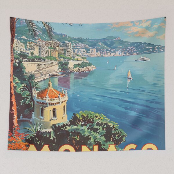 Item preview, Copy of Monaco City Illustration Poster designed and sold by nomiraclehere.