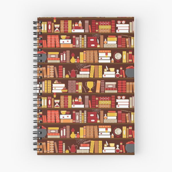 Item preview, Book Case Pattern - Red and Gold designed and sold by Kit Cronk.